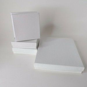 Jewelry Packing Boxes For necklaces & Bracelets White Cotton Inserts 13 Piece